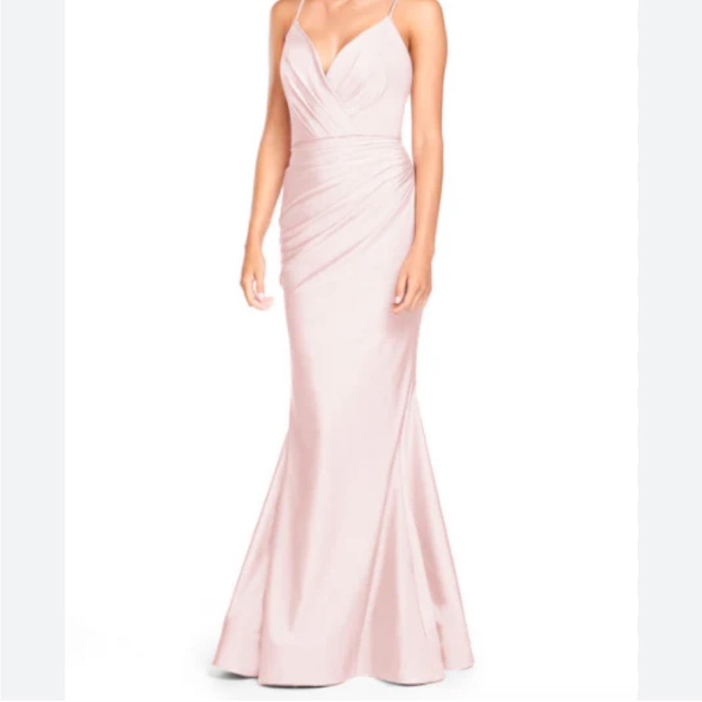 Bari Jay pink dress size medium. A spaghetti strap, lux stretch material